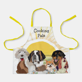 Delantal Apron de Happy Birday Dog Pals