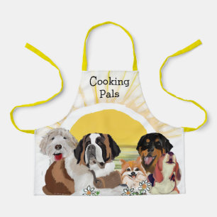 Delantal Apron de Happy Birday Dog Pals