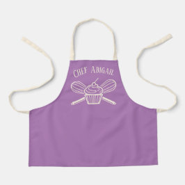 Delantal Apron de horneado con nombre personalizado del che