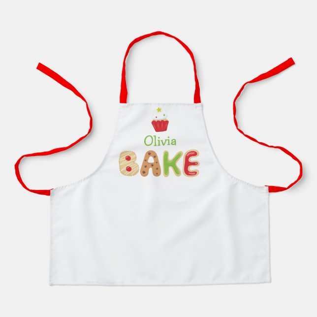 Delantal Apron de horneado de vacaciones para niños persona (Anverso)