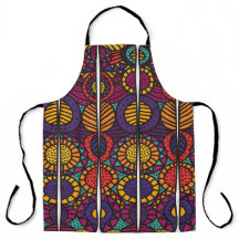 Apron de impresión africano