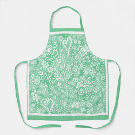Delantal Apron de impresión de Bandana verde