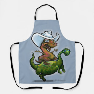 Delantal Apron de impresión de dinosaurios en todo el mundo