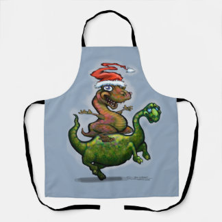 Delantal Apron de impresión de dinosaurios en todo el mundo
