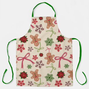 Delantal Apron de impresión de Gingerbread Bliss All-Over