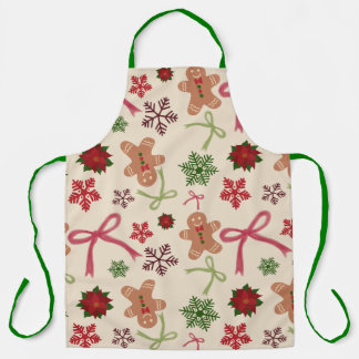 Delantal Apron de impresión de Gingerbread Bliss All-Over