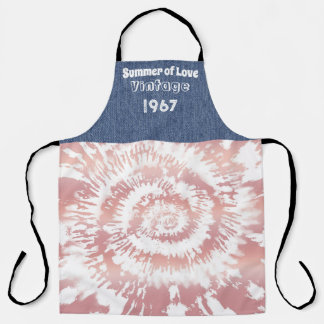 Delantal Aprón de impresión de hippie tie tye todo sobre el
