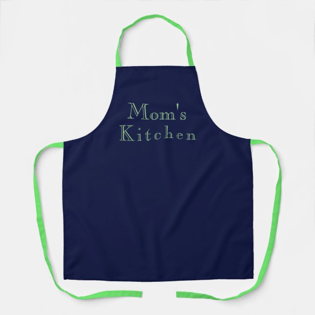 Delantal Apron de impresión de "La cocina de mamá" (Anverso)