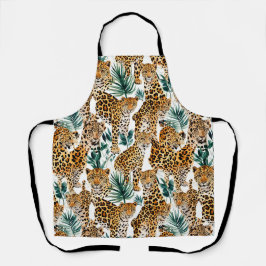 Delantal Apron de impresión de leopardo elegante - Moda y d