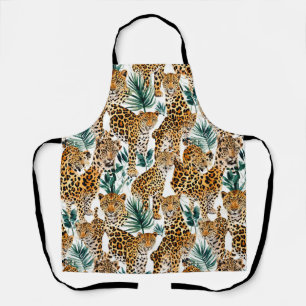 Delantal Apron de impresión de leopardo elegante - Moda y d