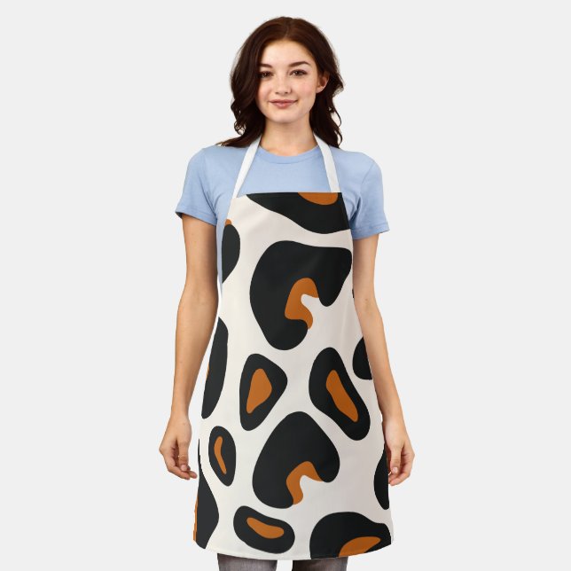 Delantal Apron de impresión de leopardo moderno - estilo de (Gastado)