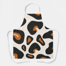 Apron de impresión de leopardo moderno - estilo de
