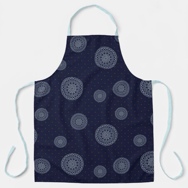 Delantal Apron de impresión de noche celestial todo (Anverso)