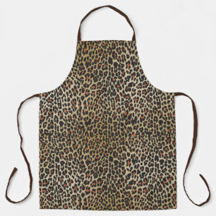 Delantal Apron de impresión de piel de leopardo