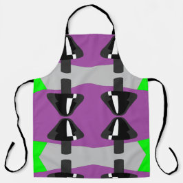 Delantal Apron de impresión de Sheer All Over