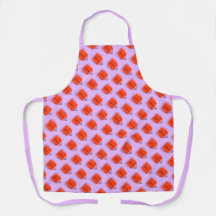 Apron de impresión de todo el corazón de Mod, medi