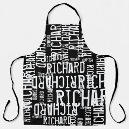Delantal Apron de impresión de todo sobre con nombre