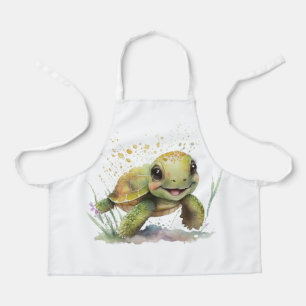 Delantal Aprón de impresión de Tortoise Agradable