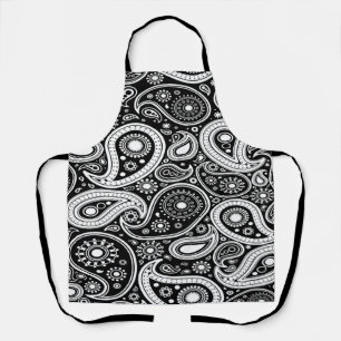 Delantal Apron de impresión en blanco y negro