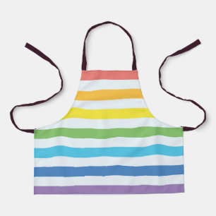 Delantal Apron de impresión en todo el arco iris infantil,