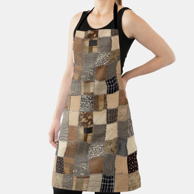 Delantal Apron de impresión en todo el mundo de mosaico rús (in situ)