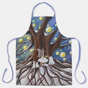 Delantal Apron de impresión en todo el mundo para hadas de