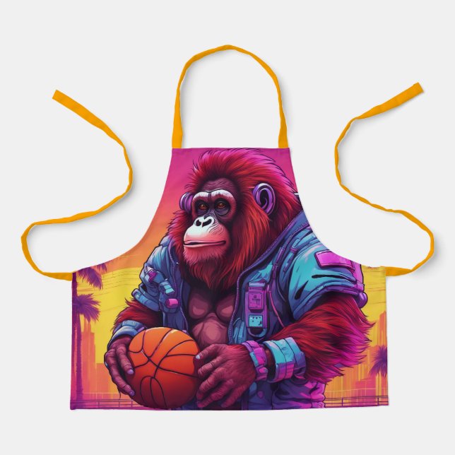 Delantal Apron de impresión en todo el mundo para niños, pe (Anverso)