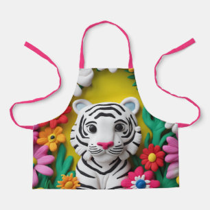 Delantal Apron de impresión en todo el mundo para niños, pe