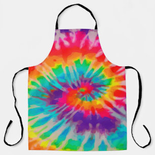 Delantal Apron de impresión en todo el mundo tipo Tye-Dye-