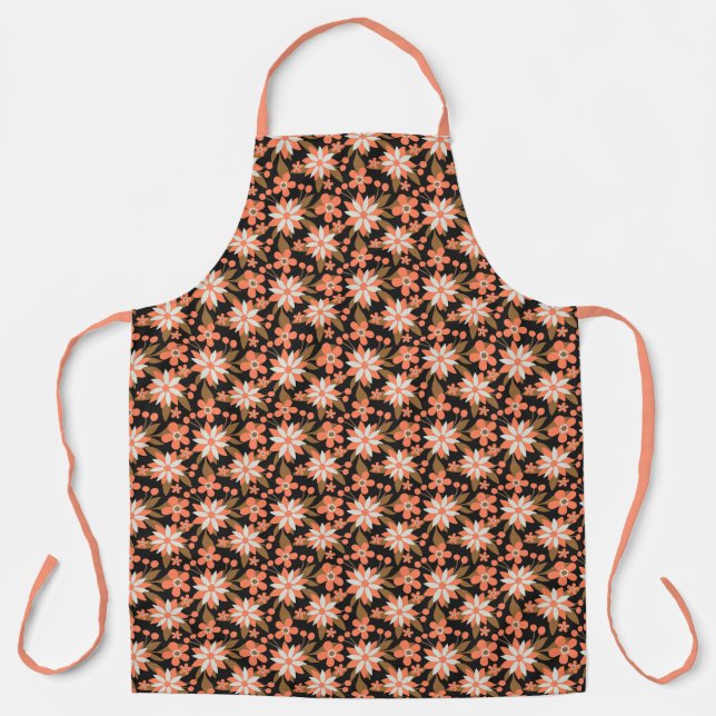 Delantal Apron de impresión floral (Anverso)