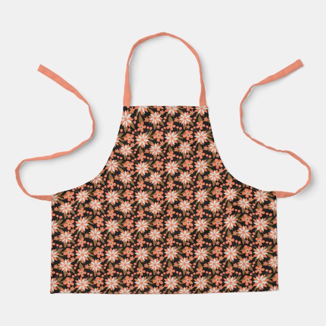 Delantal Apron de impresión floral (Anverso)