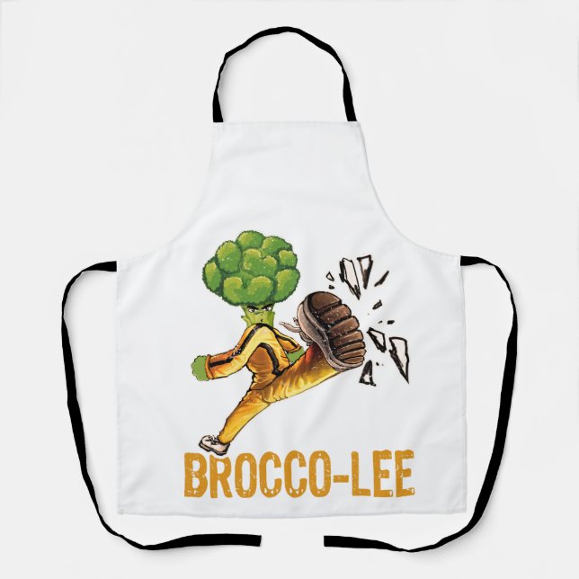 Delantal Apron de impresión general de Brocco Lee kungfu Br (Anverso)
