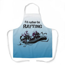 Apron de impresión general de diseño de Rafting de