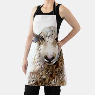 Delantal Apron de impresión general de diseño ovino