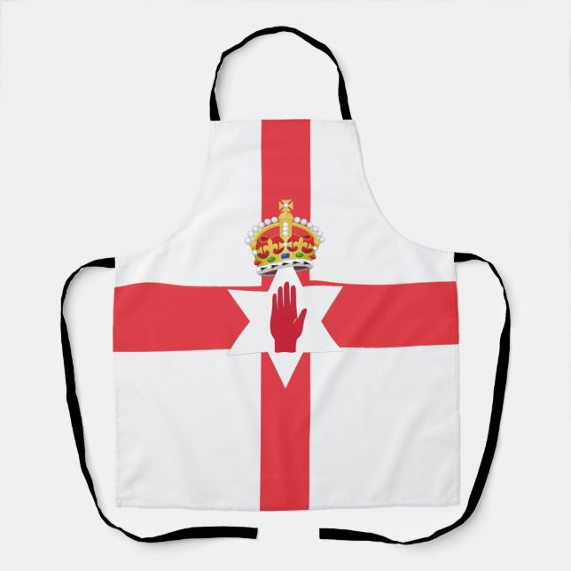Delantal Apron de impresión general de la bandera de Irland (Anverso)