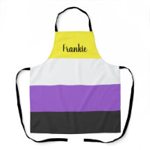 Apron de impresión general de marca no binaria