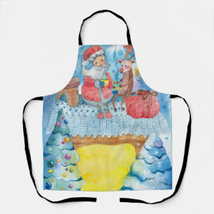 Delantal Apron de impresión general de navidades