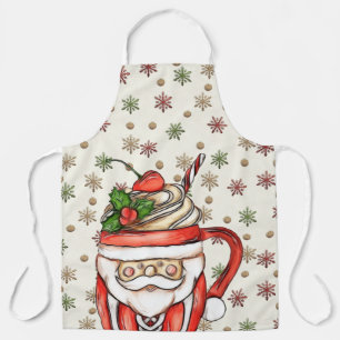 Delantal Apron de impresión general de Navidades acogedores