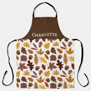 Delantal Apron de impresión general del patrón otoño