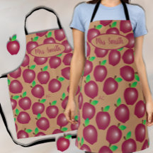 Apron de impresión general del profesor del patrón