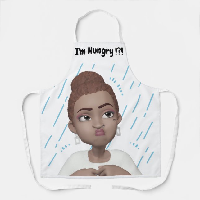 Delantal Apron de impresión general, medio (Anverso)