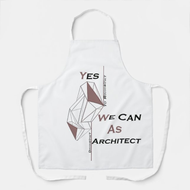 Delantal Apron de impresión general, medio (Anverso)