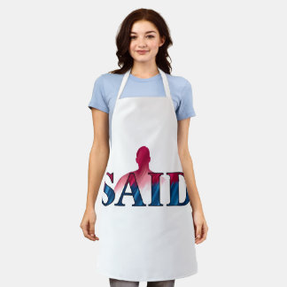 Delantal Apron de impresión general, medio