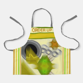 Delantal Apron de impresión general "Order Up"
