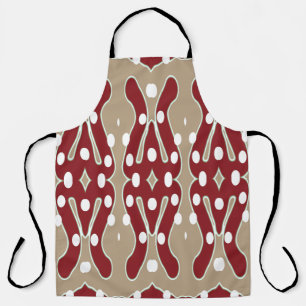 Delantal Apron de impresión general, un patrón de tejido mu