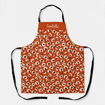 Apron de impresión Leopardo en negrita personaliza
