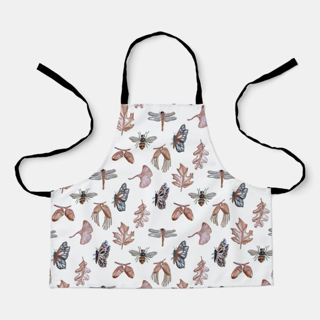 Delantal Apron de impresión para niños naturales (Anverso)