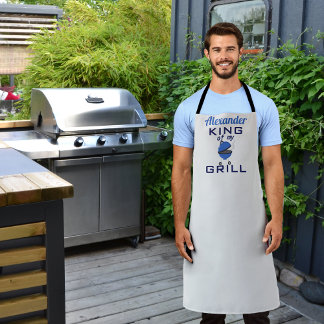 Delantal Apron de impresión personalizada King of My Grill 
