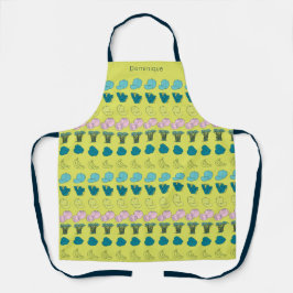 Delantal Apron de impresión personalizada y moderna de frut