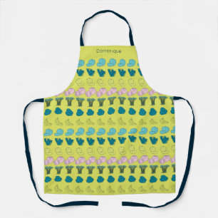 Delantal Apron de impresión personalizada y moderna de frut